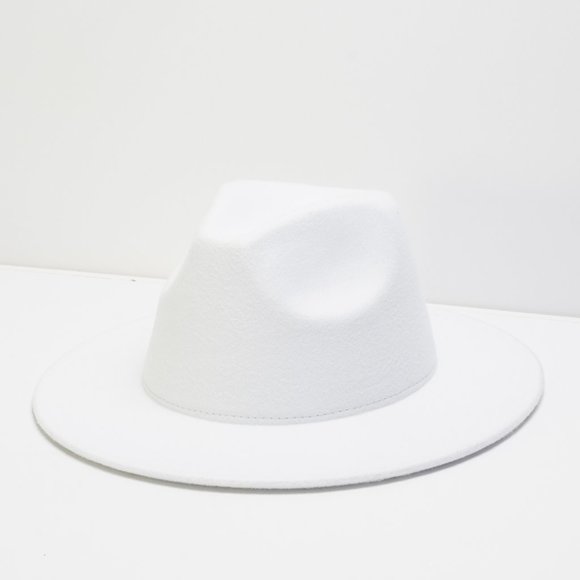 Pure White Fedora Hat
